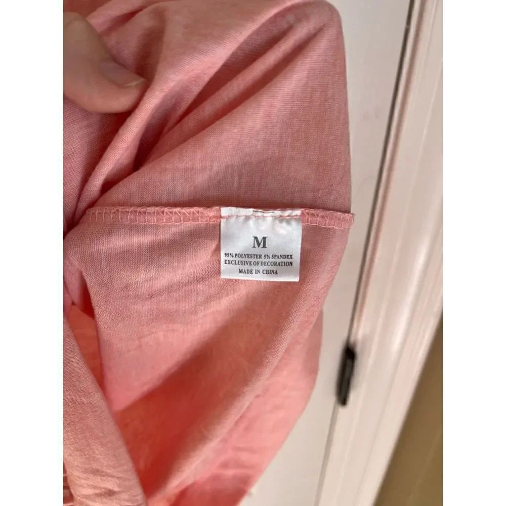 New Marie Nicole Clothing Pink Love Thin Sweatshirt M — image 3 of 8